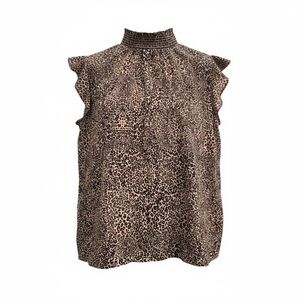 Vince capito animal print blouse